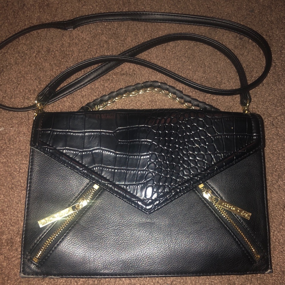 Black Convertible Crossbody Bag
